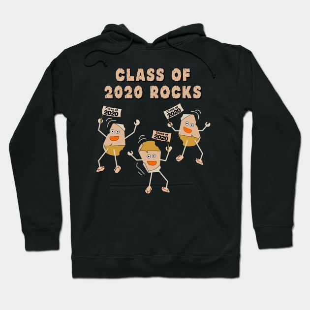 Class of 2020 Rocks Light Hoodie by Barthol Graphics